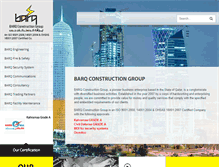 Tablet Screenshot of barqgroup.com